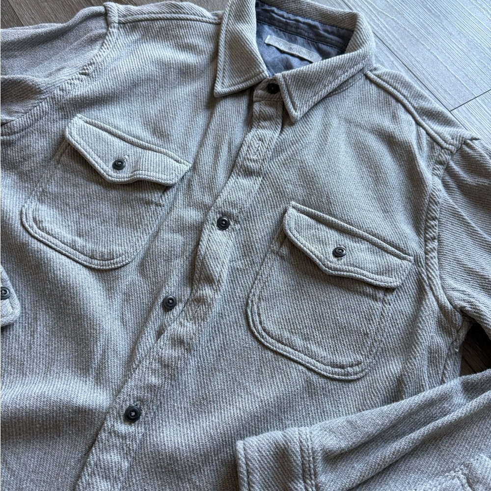 Men's Outerknown Gray Button-Up Jacket